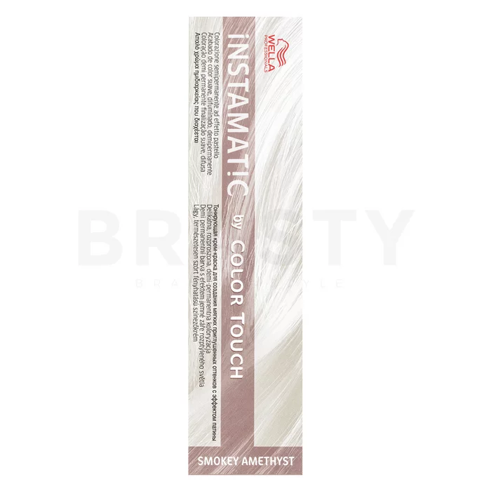 Wella Professionals Color Touch Instamatic profesionální demi-permanentní barva na vlasy pro vytvoření pastelových odstínů Smokey Amethyst 60 ml
