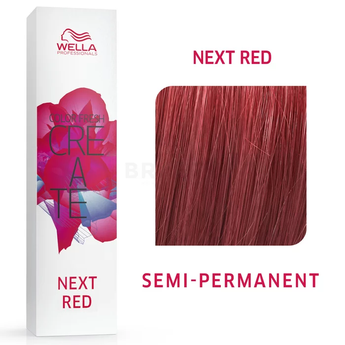 Wella Professionals Color Fresh Create Semi-Permanent Color profesionální semi-permanentní barva na vlasy Next Red 60 ml
