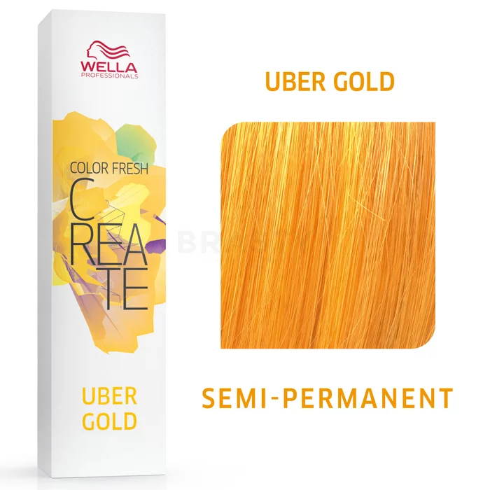 Wella Professionals Color Fresh Create Semi-Permanent Color profesionální semi-permanentní barva na vlasy Uber Gold 60 ml