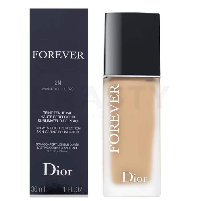 Dior (Christian Dior) Forever 24H Wear High Perfection Skin-Caring Foundation течен фон дьо тен 2N Neutral 30 ml