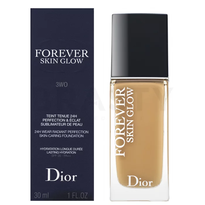 Dior (Christian Dior) Diorskin Forever Fluid Glow течен фон дьо тен 3WO Warm Olive 30 ml