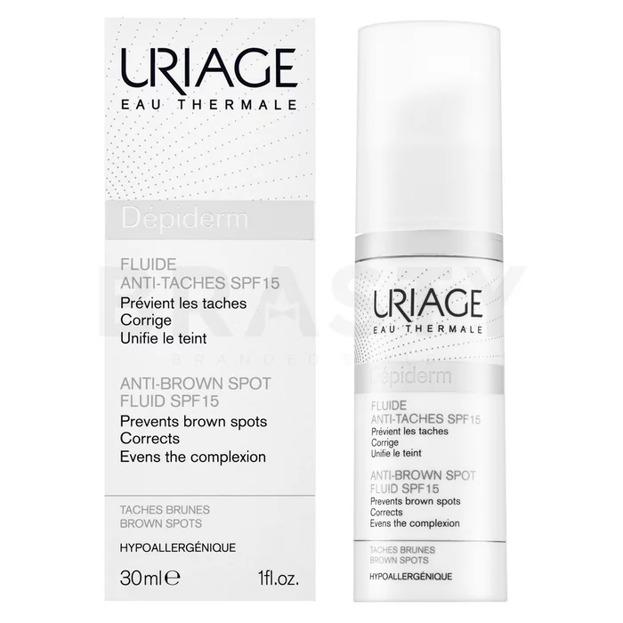 Uriage Dépiderm Anti-Brown Spot Fluid SPF15+ fluid proti pigmentovým skvrnám 30 ml
