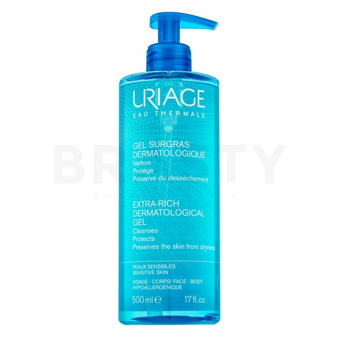 Uriage Xémose Extra-Rich Dermatological Gel vyživující čisticí gel pro každodenní použití 500 ml