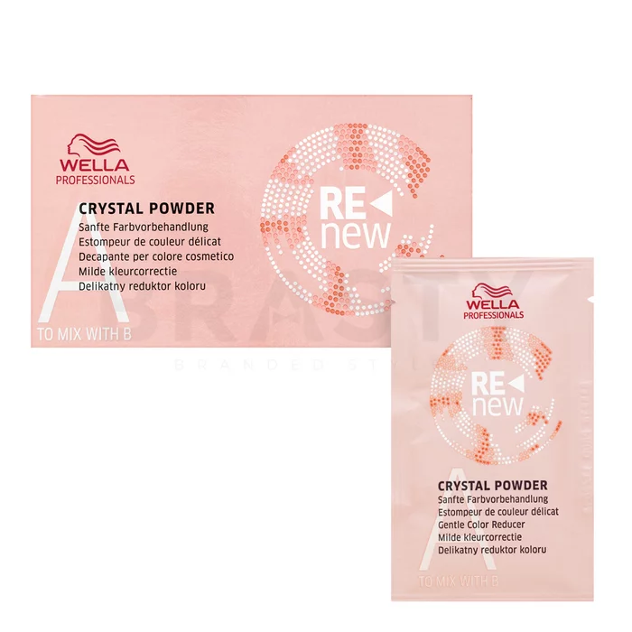 Wella Professionals Color Renew A Crystal Powder jemný prášek pro odstranění nežádoucí barvy z vlasů 5 x 9 g