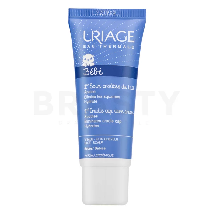 Uriage Bébé 1st Cradle Cap Cream zklidňující emulze pro děti 40 ml