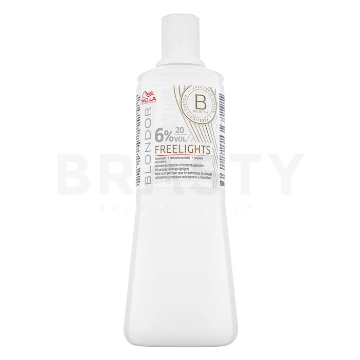 Wella Professionals Blondor Freelights 6% 20 Vol. njegujuća emulzija za posvjetljivanje kose 1000 ml