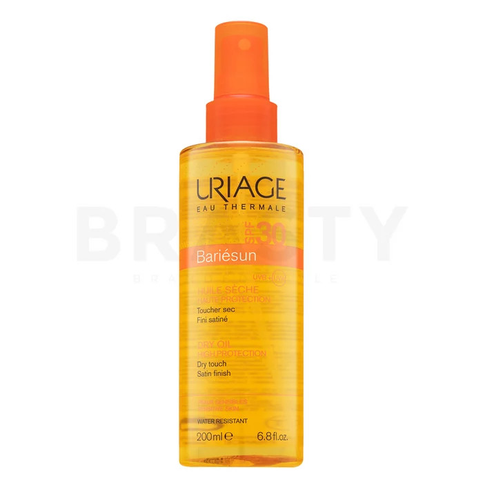 Uriage Bariésun opalovací olej na obličej a tělo Very High Protection Dry Oil For Sensitive Skin 200 ml