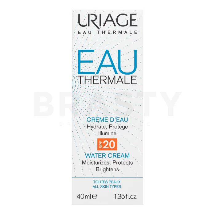 Uriage Eau Thermale Light Water Cream SPF20 hydratační krém pro normální/smíšenou pleť 40 ml