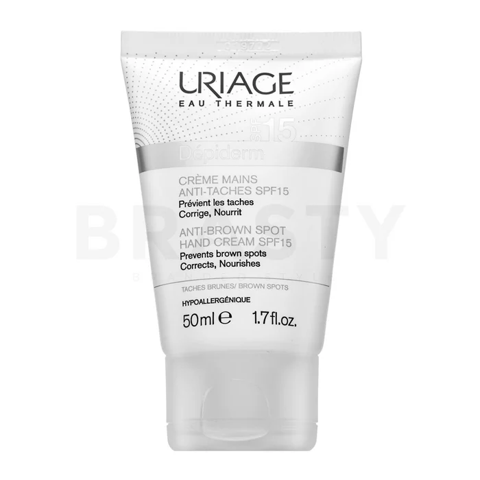 Uriage Dépiderm Anti-brown Spot Hand Cream SPF15 krém na ruce proti pigmentovým skvrnám 50 ml