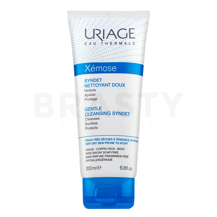 Uriage Xémose Gentle Cleansing Syndet reinigende balsem voor de droge atopische huid 200 ml