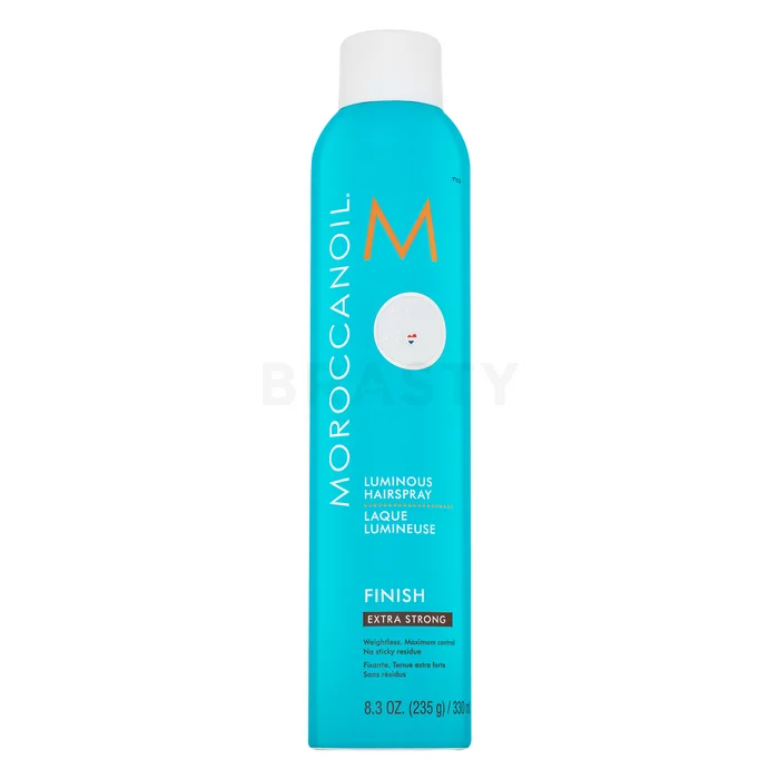 Moroccanoil Finish Luminous Hairspray Extra Strong vyživujúci lak na vlasy pre extra silnú fixáciu 330 ml