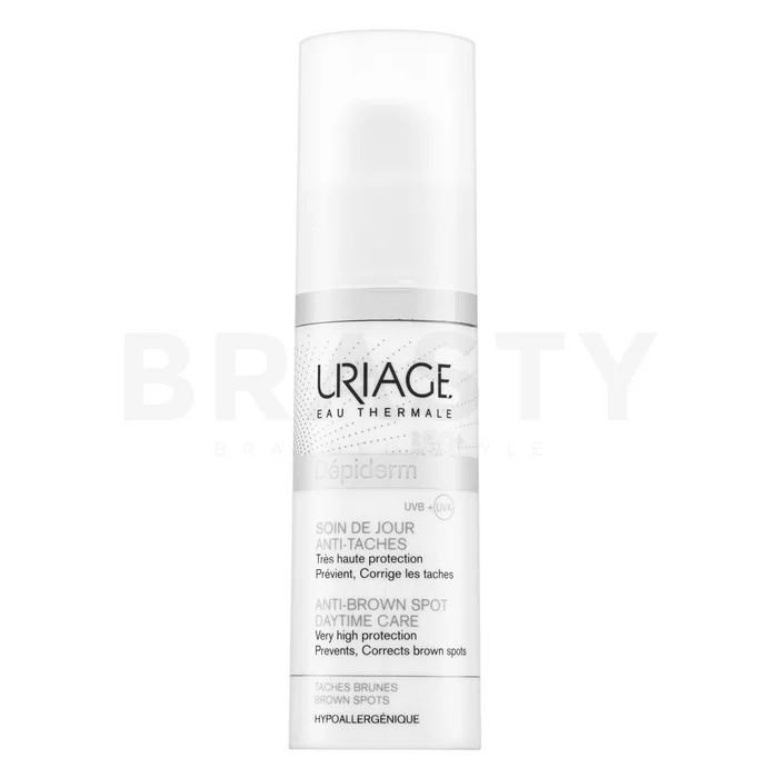 Uriage Dépiderm Anti-Brown Spot Daytime Care SPF50+ ochranné sérum proti pigmentovým skvrnám 30 ml