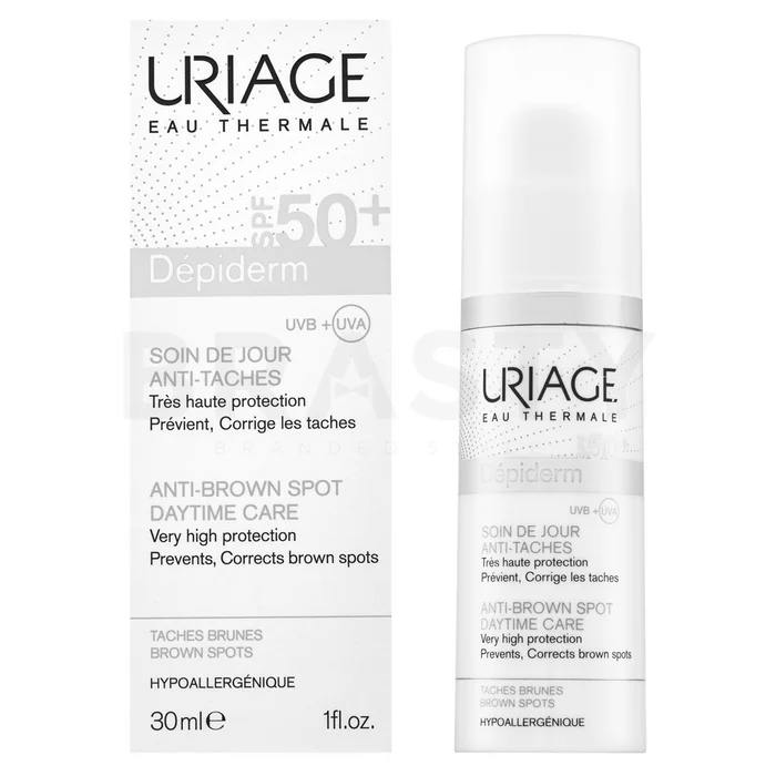Uriage Dépiderm Anti-Brown Spot Daytime Care SPF50+ ochranné sérum proti pigmentovým skvrnám 30 ml