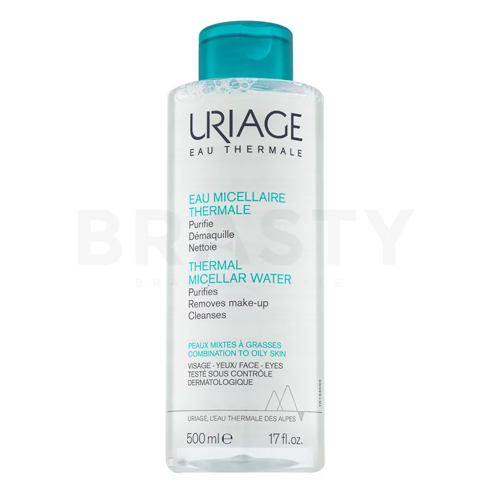 Uriage odličovací micelární voda Thermal Micellar Water Combination To Oily Skin 500 ml
