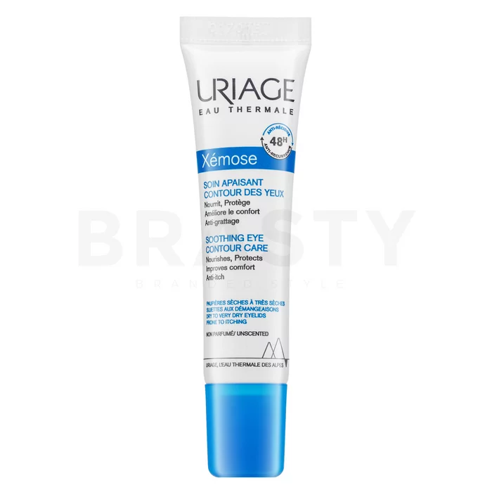 Uriage Xémose Soothing Eye Contour Care zklidňující emulze na oční okolí 15 ml