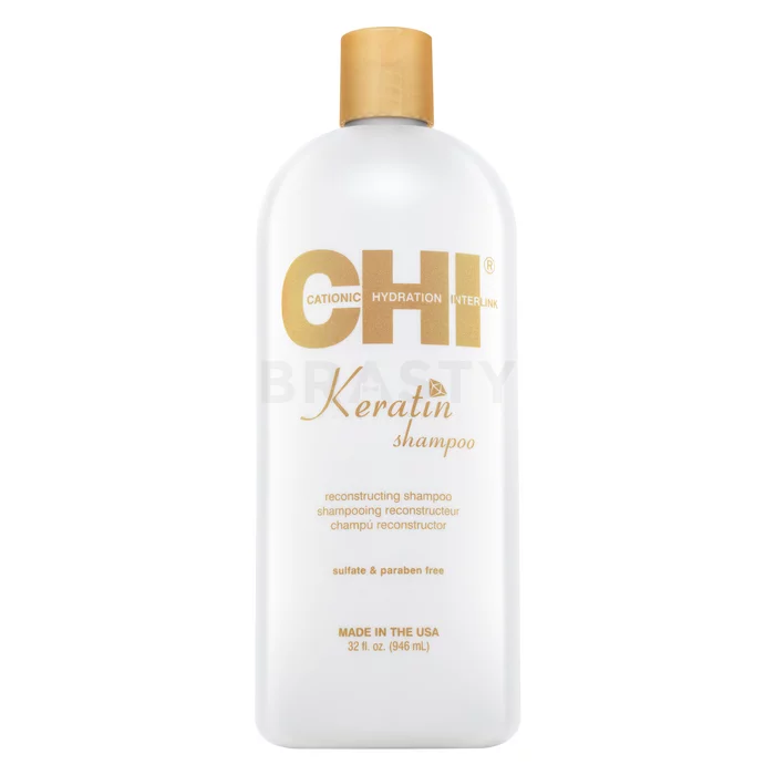 CHI Keratin Shampoo gladilni šampon za goste in neurejene lase 946 ml
