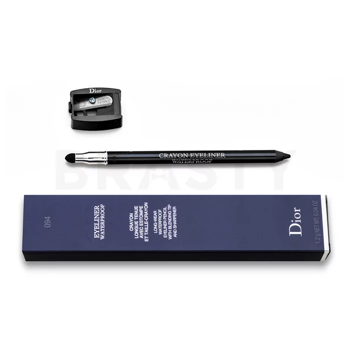 Dior (Christian Dior) Eyeliner Waterproof Long-Wear Eyeliner Pencil Contour Lip Pencil 2in1 094 Noir Trinidad 0,6 g