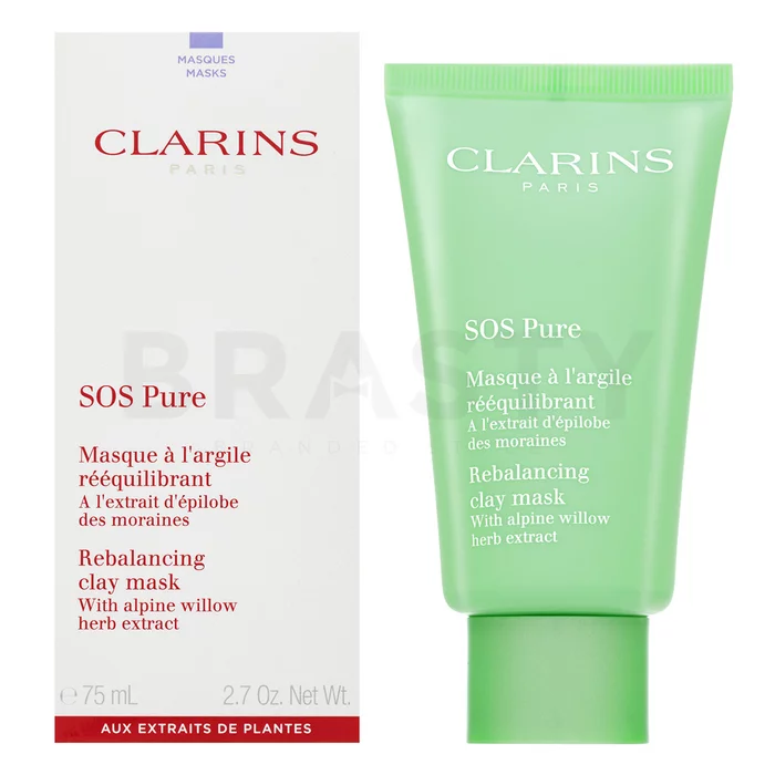 Clarins SOS Pure Rebalancing Clay Mask čistící maska pro normální/smíšenou pleť 75 ml