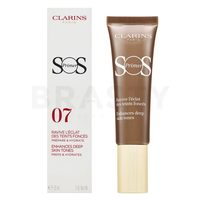 Clarins SOS Primer funderingsbasis tegen huidonzuiverheden 07 Mocha 30 ml