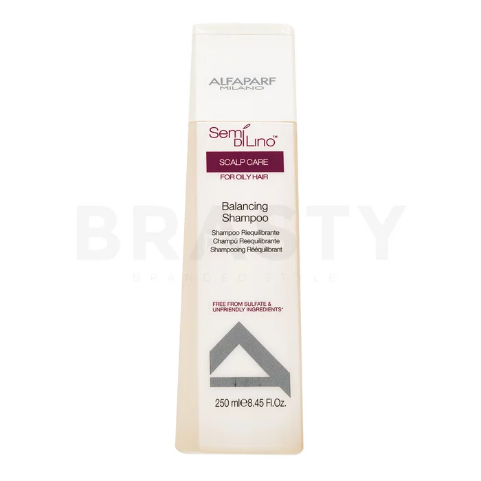 Alfaparf Milano Semi Di Lino Scalp Care Balancing Shampoo sampon hranitor pentru scalp sensibil 250 ml