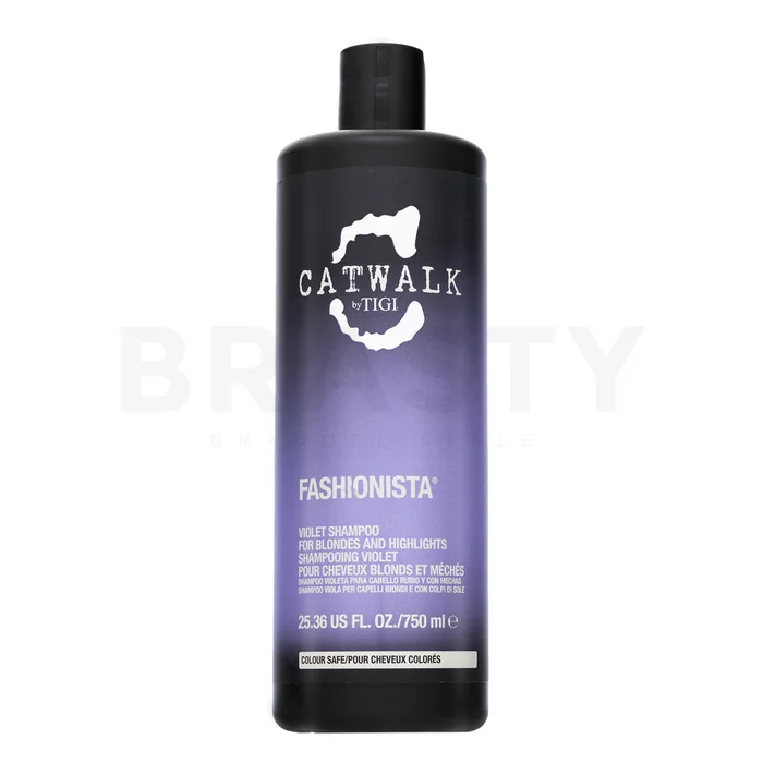 Tigi Catwalk Fashionista Violet Shampoo shampoo nutriente per capelli biondi 750 ml