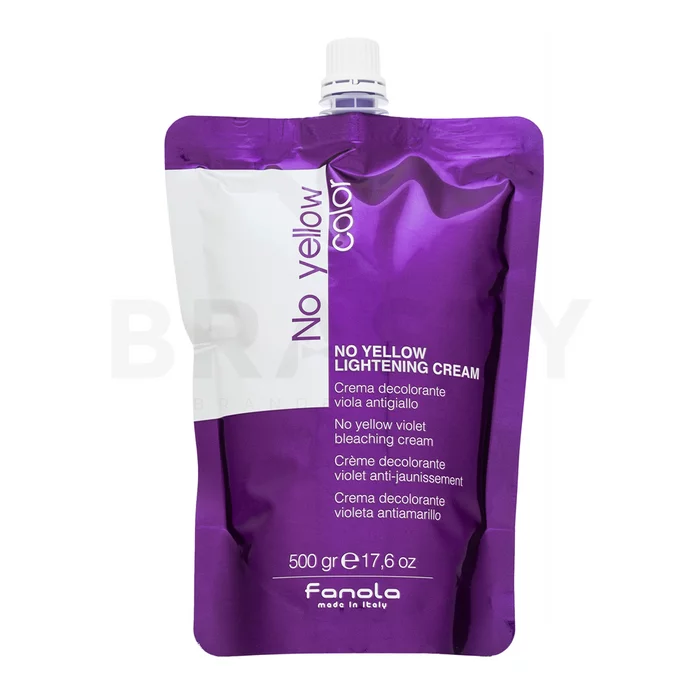 Fanola No Yellow Lightening Cream krema za posvjetljivanje kose 500 g