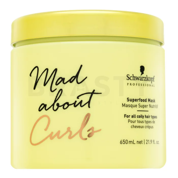 Schwarzkopf Professional Mad About Curls Superfood Mask vyživující maska pro kudrnaté vlasy 650 ml