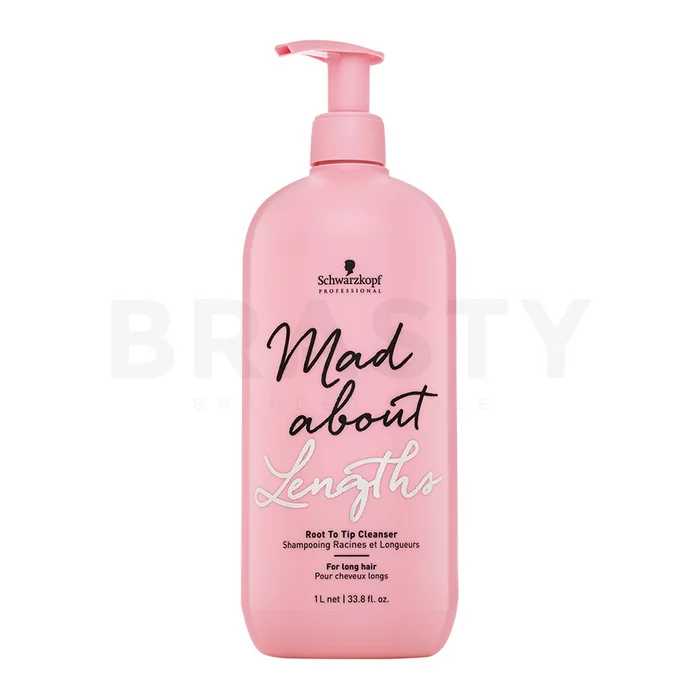 Schwarzkopf Professional Mad About Lengths Root To Tip Cleanser čisticí šampon pro dlouhé a lámavé vlasy 1000 ml