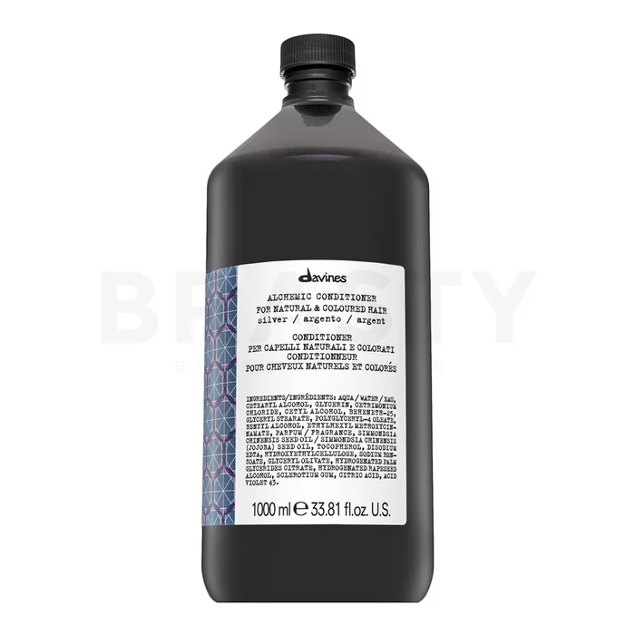 Davines Alchemic Conditioner kondicionér pro platinově blond a šedivé vlasy Silver 1000 ml