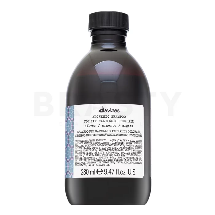 Davines Alchemic Shampoo shampoo neutralizzante per capelli biondo platino e grigi Silver 280 ml