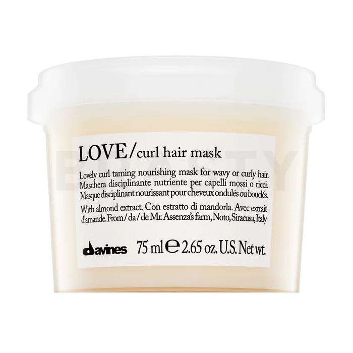 Davines Essential Haircare Love Curl Hair Mask vyživující maska pro kudrnaté vlasy 75 ml