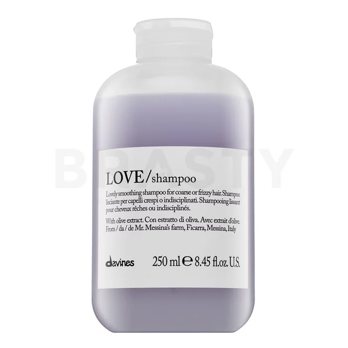 Davines Essential Haircare Love Smoothing Shampoo uhlazující šampon pro hrubé a nepoddajné vlasy 250 ml