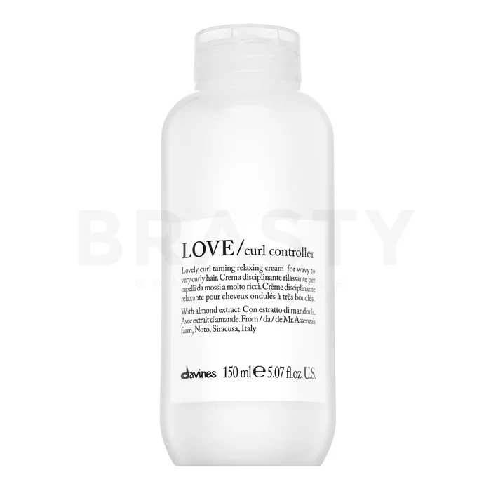 Davines Essential Haircare Love Curl Controller uhlazující krém pro lesk vlnitých a kudrnatých vlasů 150 ml