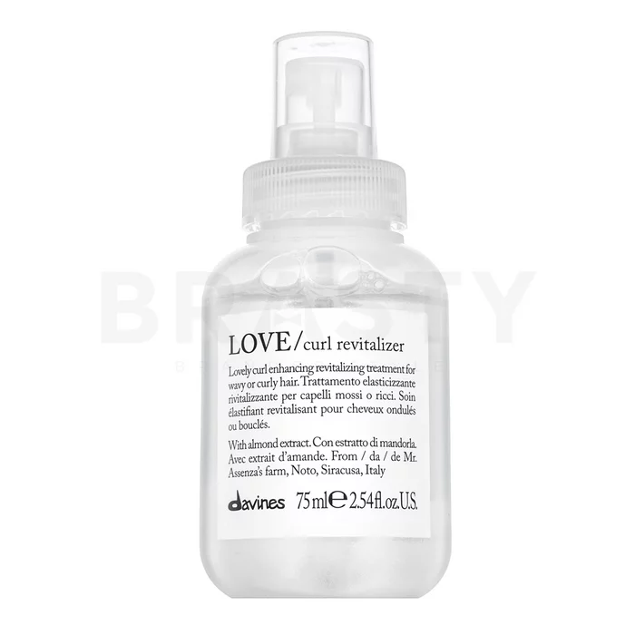 Davines Essential Haircare Love Curl Revitalizer stylingový sprej pro vlnité a kudrnaté vlasy 75 ml