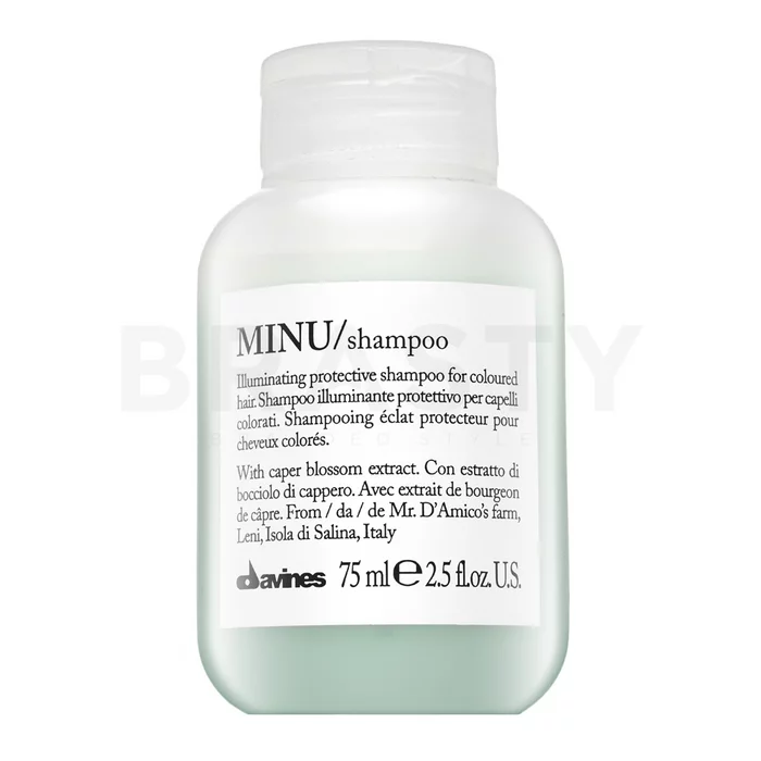 Davines Essential Haircare Minu Shampoo schützendes Shampoo für gefärbtes Haar 75 ml