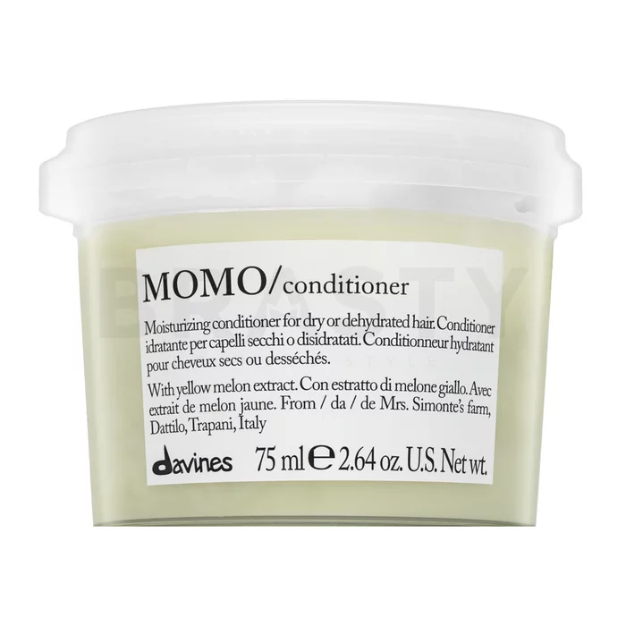 Davines Essential Haircare Momo Conditioner negovalni balzam za suhe in poškodovane lase 75 ml