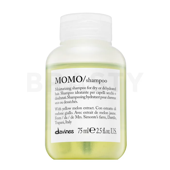 Davines Essential Haircare Momo Shampoo Shampoo für trockenes und geschädigtes Haar 75 ml