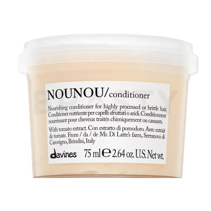 Davines Essential Haircare Nounou Conditioner vyživující kondicionér pro velmi suché a poškozené vlasy 75 ml