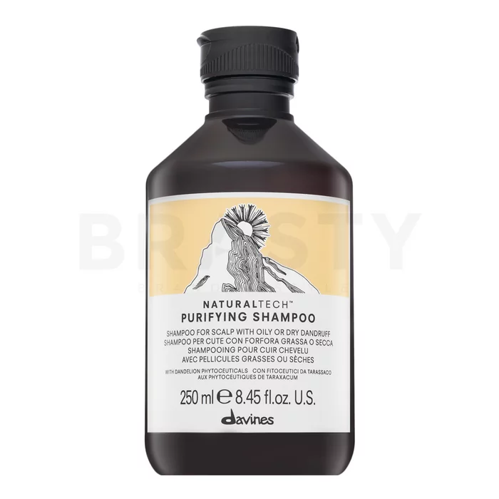 Davines Natural Tech Purifying Shampoo šampon za čiščenje proti prhljaju 250 ml