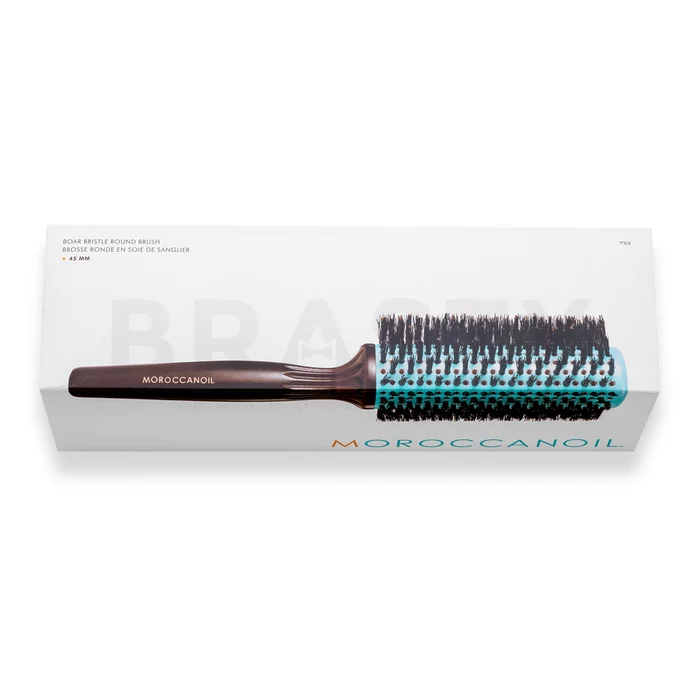 Moroccanoil Wooden Boar Bristle Round Brush 45 mm kartáč na vlasy s kančími štětinami