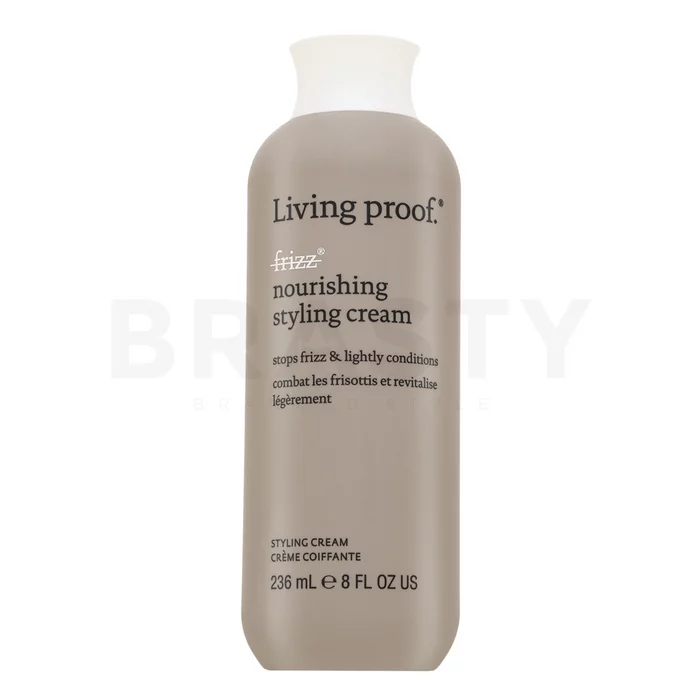 Living Proof Frizz Nourishing Styling Cream stylingový krém pro hrubé a nepoddajné vlasy 236 ml