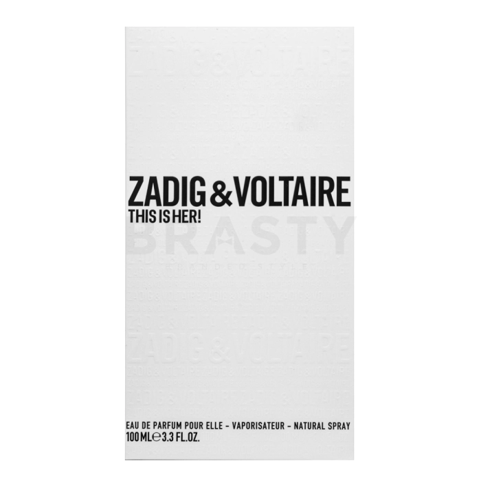 Zadig & Voltaire This is Her! parfémovaná voda pro ženy 100 ml