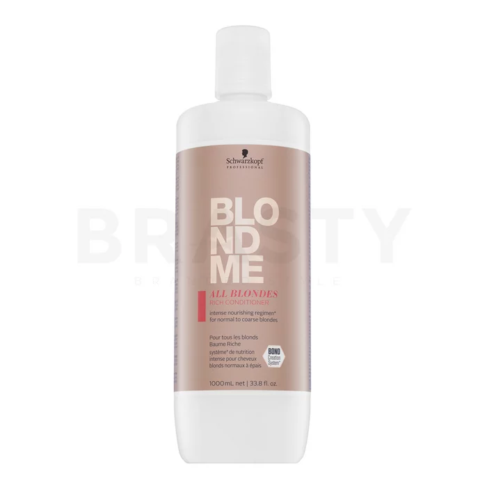 Schwarzkopf Professional BlondMe All Blondes Rich Conditioner vyživující kondicionér pro blond vlasy 1000 ml