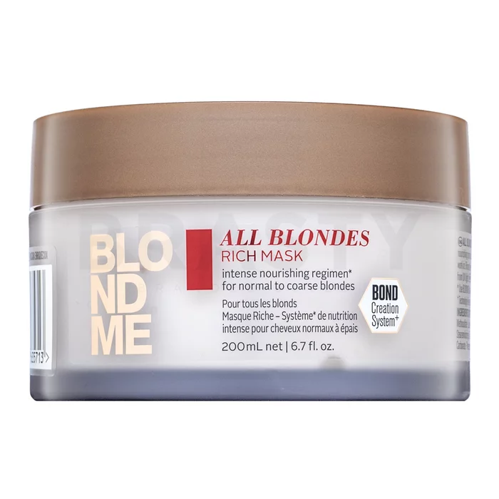Schwarzkopf Professional BlondMe All Blondes Rich Mask hranjiva maska za plavu kosu 200 ml