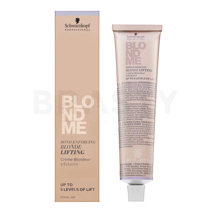 Schwarzkopf Professional BlondMe Bond Enforcing Blonde Lifting krém pro zesvětlení vlasů Sand 60 ml