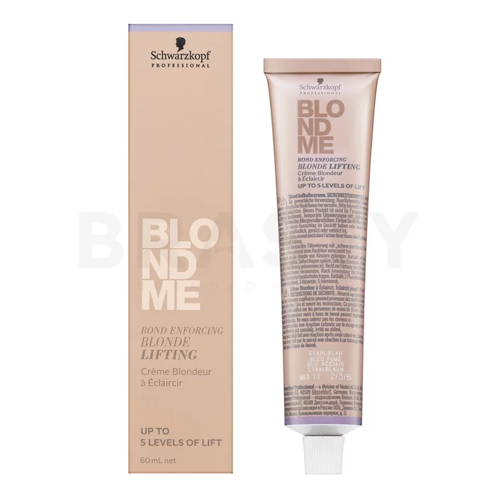 Schwarzkopf Professional BlondMe Bond Enforcing Blonde Lifting obojena krema za toniranje za plavu kosu Steel Blue 60 ml