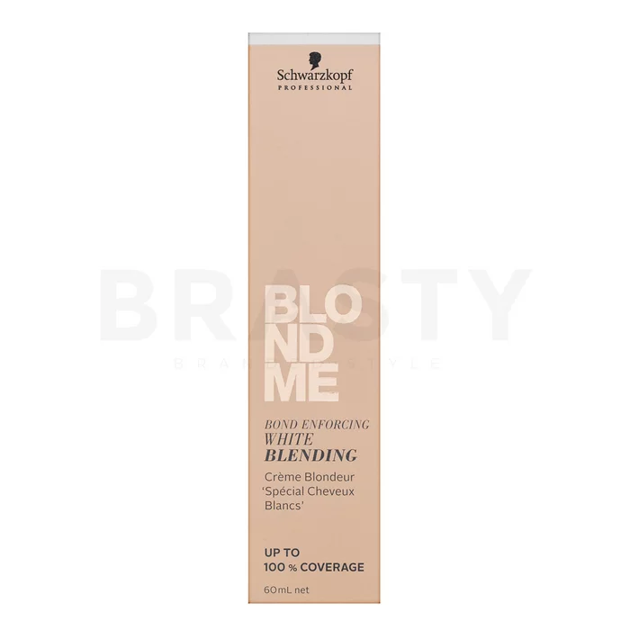 Schwarzkopf Professional BlondMe Bond Enforcing White Blending krém pro zesvětlení vlasů Caramel 60 ml