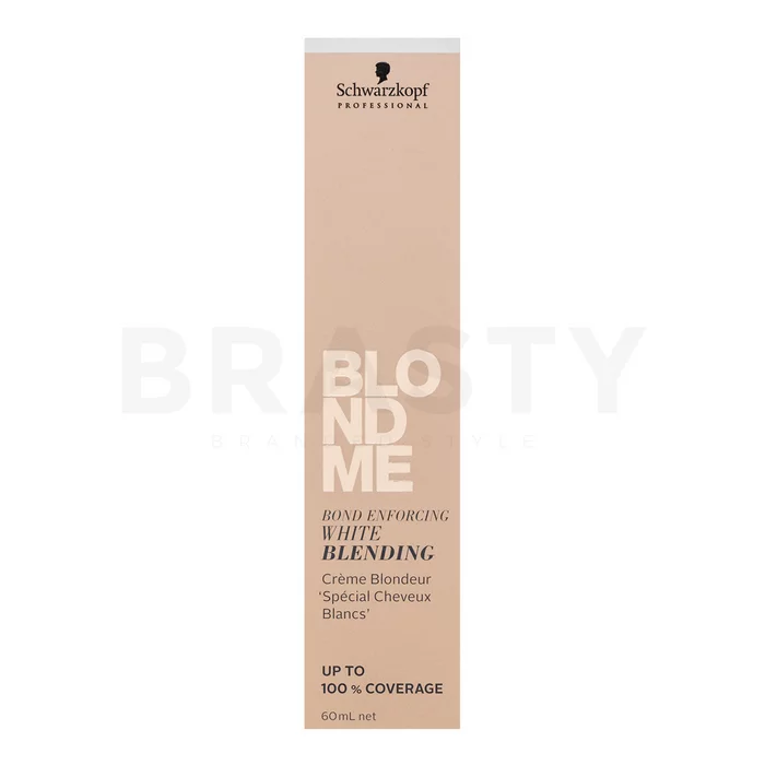 Schwarzkopf Professional BlondMe Bond Enforcing White Blending krém pro zesvětlení vlasů Ice 60 ml