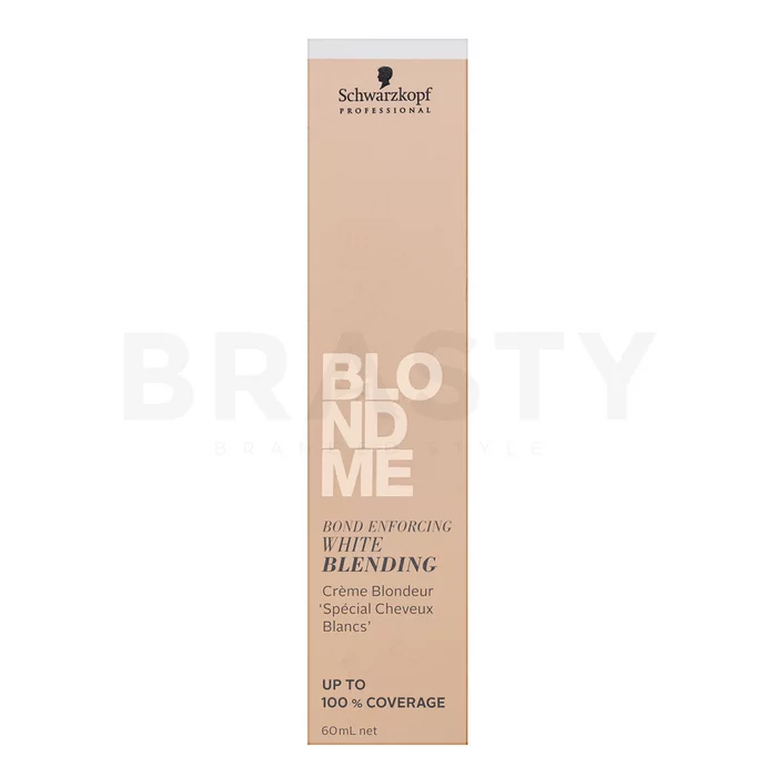 Schwarzkopf Professional BlondMe Bond Enforcing White Blending krém pro zesvětlení vlasů Irise 60 ml