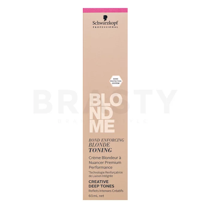 Schwarzkopf Professional BlondMe Bond Enforcing Blonde Toning toning color cream for all hair types Nougat 60 ml